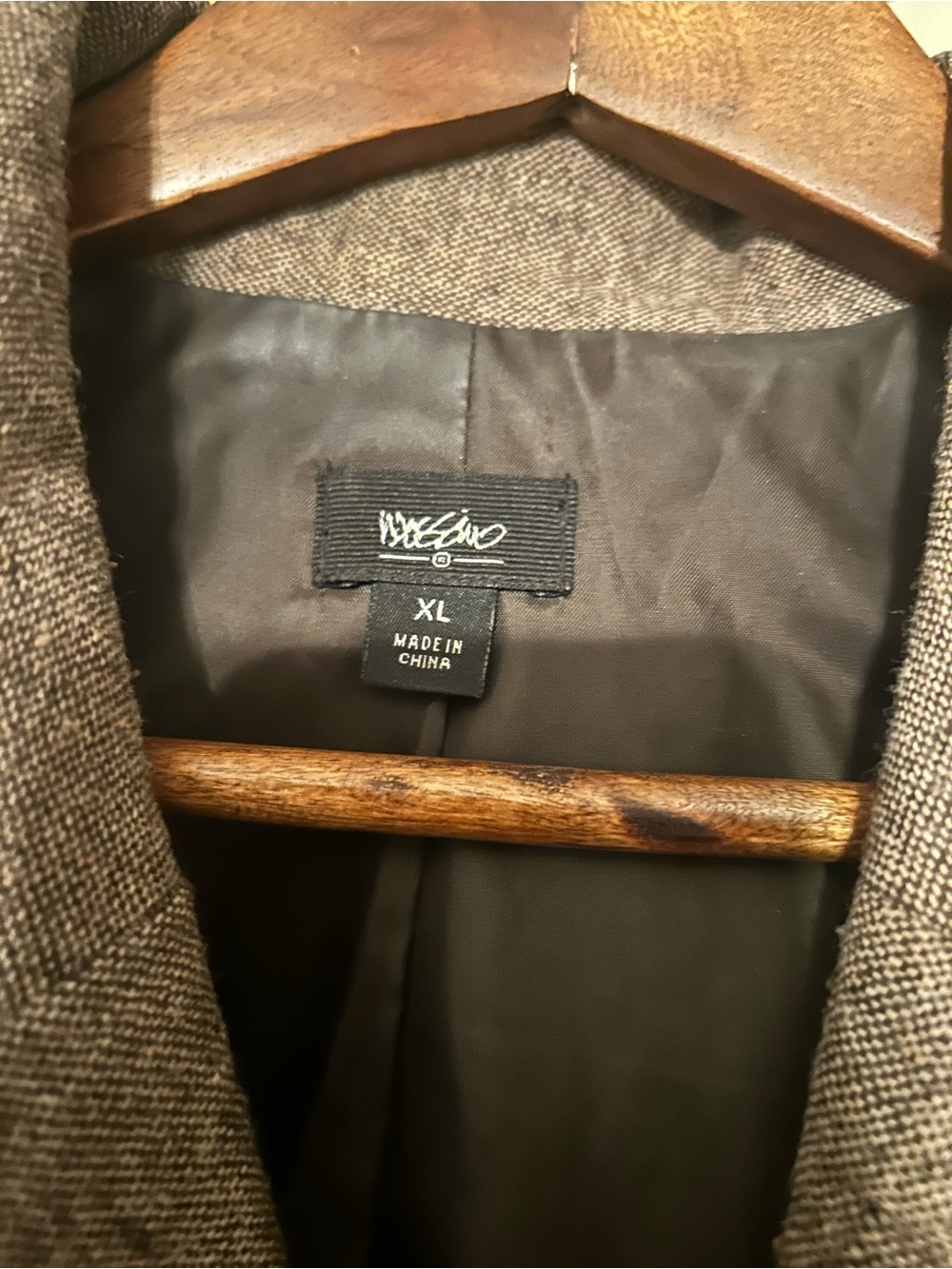 Mossimo Supply Co. Brown Wool-Blend Button Jacket - Picture 2 of 4